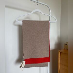 Tory Burch Wool Cashmere Reversible Scarf